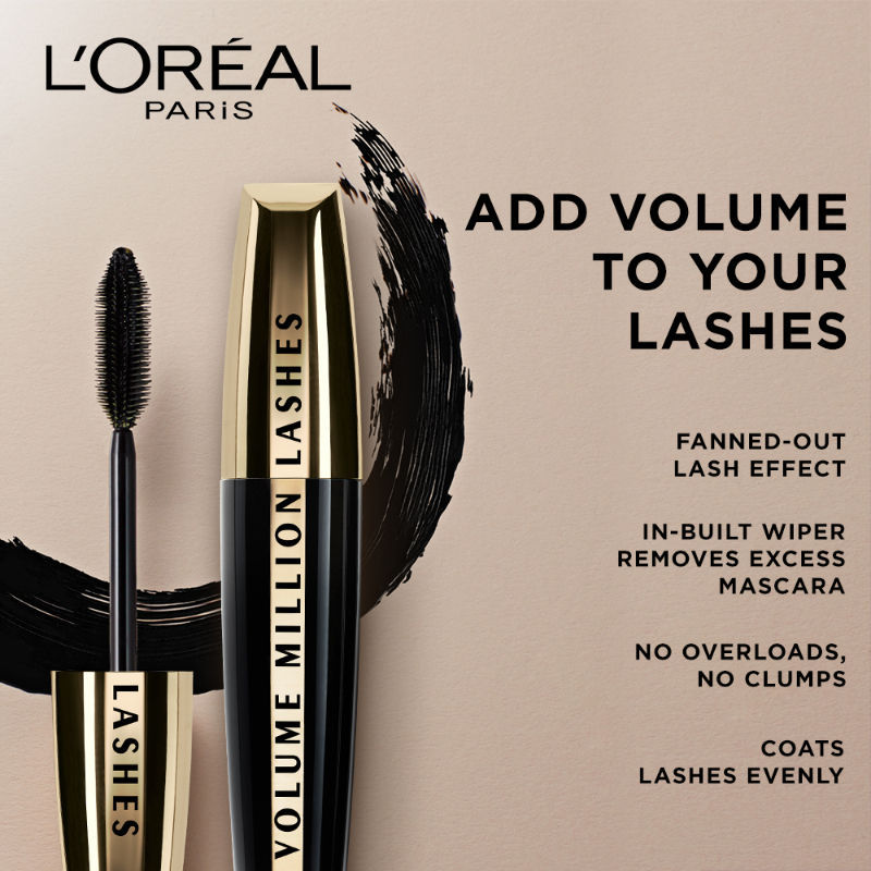 L'Oreal Paris Volume Million Lashes Mascara Extra-Black, 10.7ml Buy at Indicrest Image 3