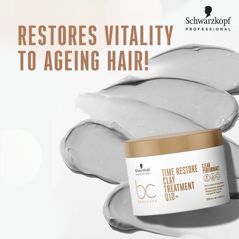 Schwarzkopf Professional Bonacure Q10+ Time Restore Treatment, 500ml Buy at Indicrest Image 3
