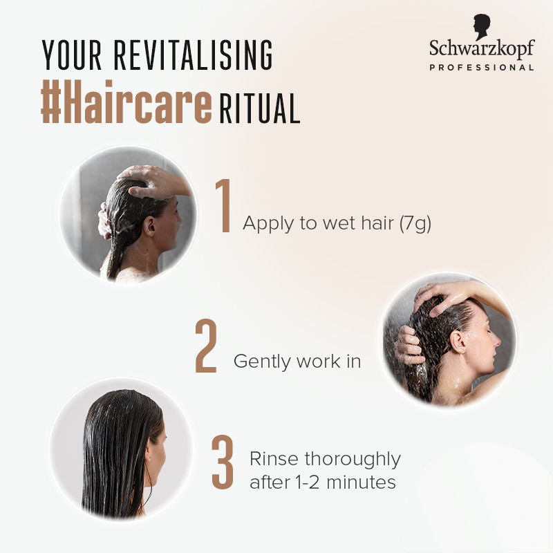 Schwarzkopf Professional Bonacure Time Restore Shampoo With Q10+ - For Mature Hair, 1000ml Buy at Indicrest Image 8