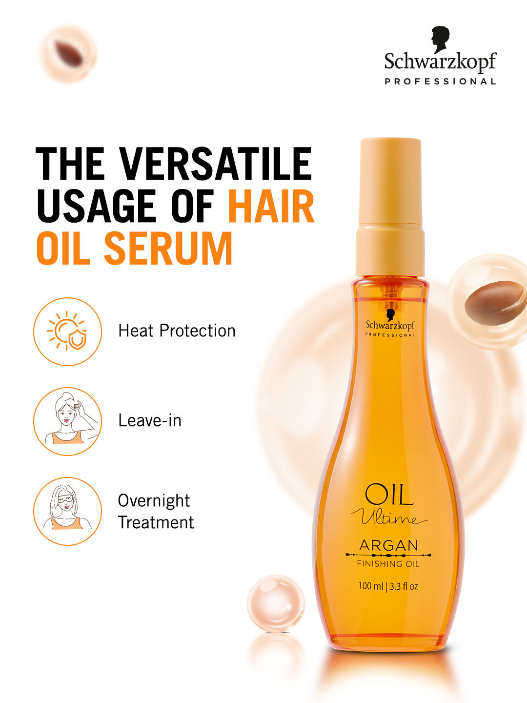 Schwarzkopf Professional Oil Ultime Argan Finishing Oil, 100ml Buy at Indicrest Image 7