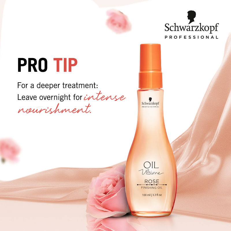 Schwarzkopf Professional Oil Ultime Rose Finishing Oil, 100ml Buy at Indicrest Image 6