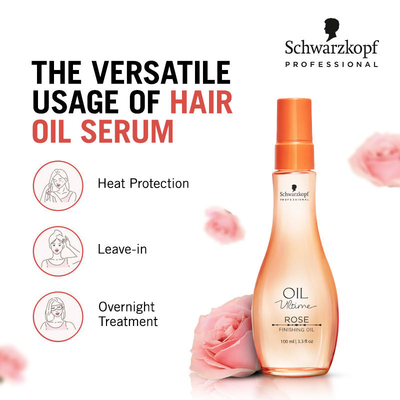 Schwarzkopf Professional Oil Ultime Rose Finishing Oil, 100ml Buy at Indicrest Image 7