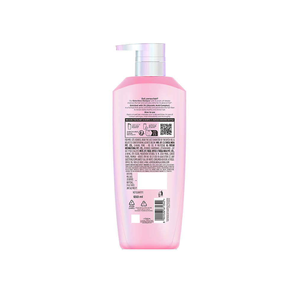 L'Oreal Paris Glycolic Gloss Shine Boosting Shampoo, 650ml Buy at Indicrest Image 11
