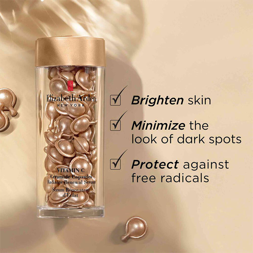 Elizabeth Arden Vitamin C Ceramide Capsules Radiance Renewal Serum, 60 capsules