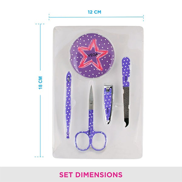 Vega D'zyner Beauty Set (Set of 5 Tools) - BS-01