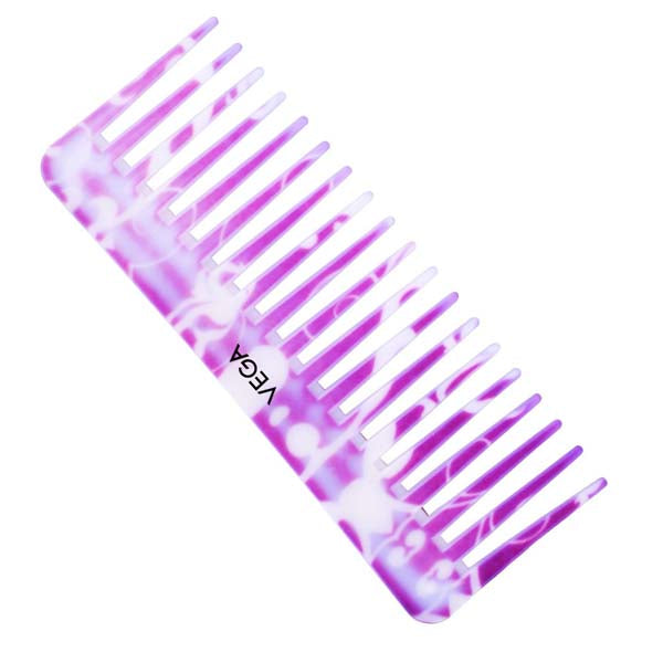 Vega Lilac Shampoo Comb - DC-1268