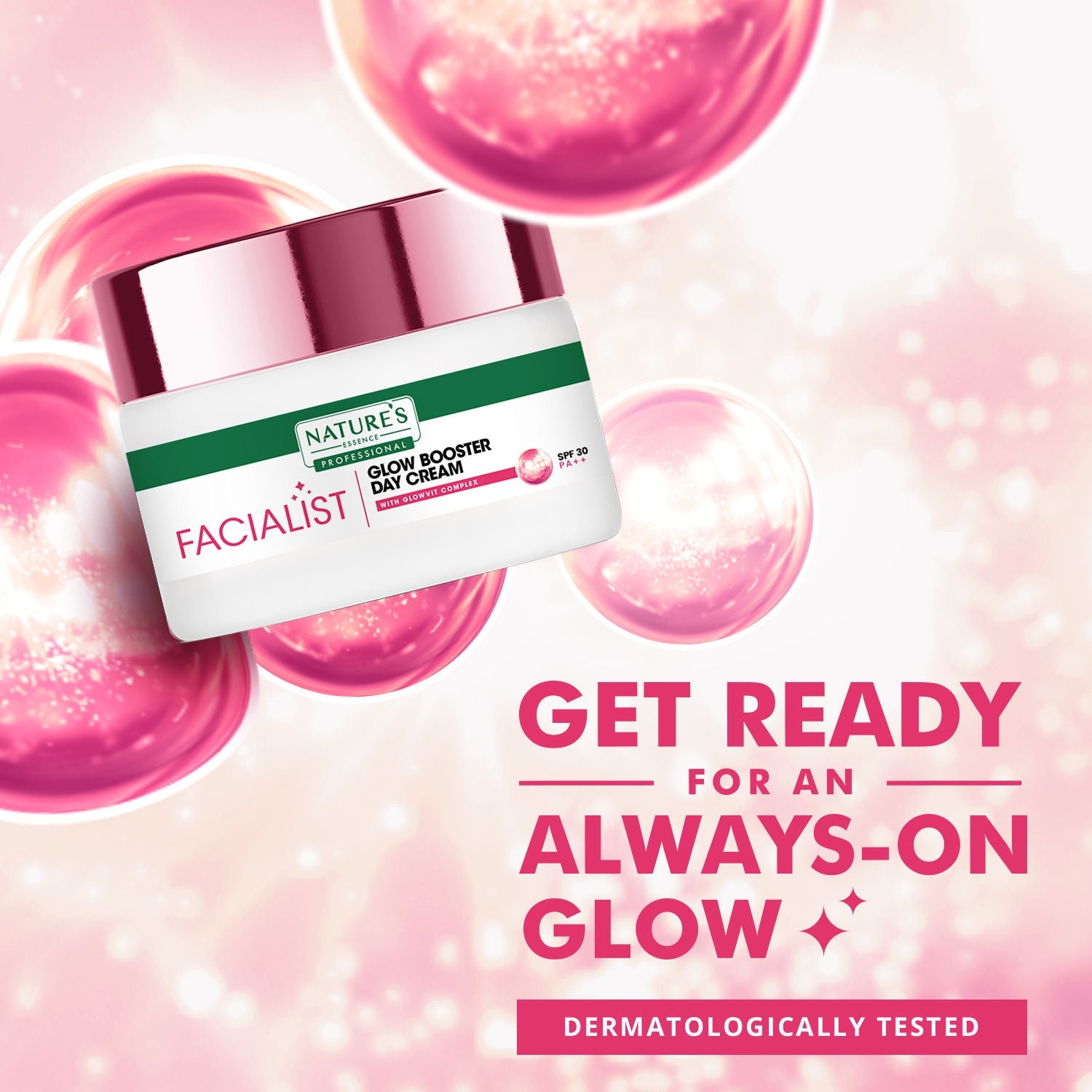 Nature's Essence Professional Facialist Glow Booster Day Cream, 45g Buy at Indicrest Image 5