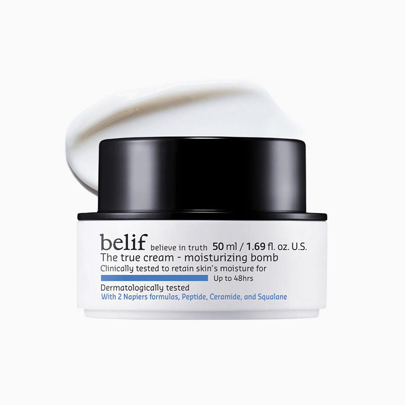 belif Moisturizing Bomb Cream-Vegan Korean Face Cream with Ceramides & Peptides For Barrier Repair, 50ml, Buy from Indicrest