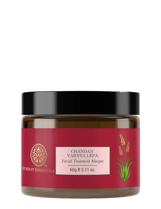 Forest Essentials Chandan Varnya Lepa - Ayurvedic Hydrating Face Pack with Sandalwood For Toning, 60 g, Buy from Indicrest