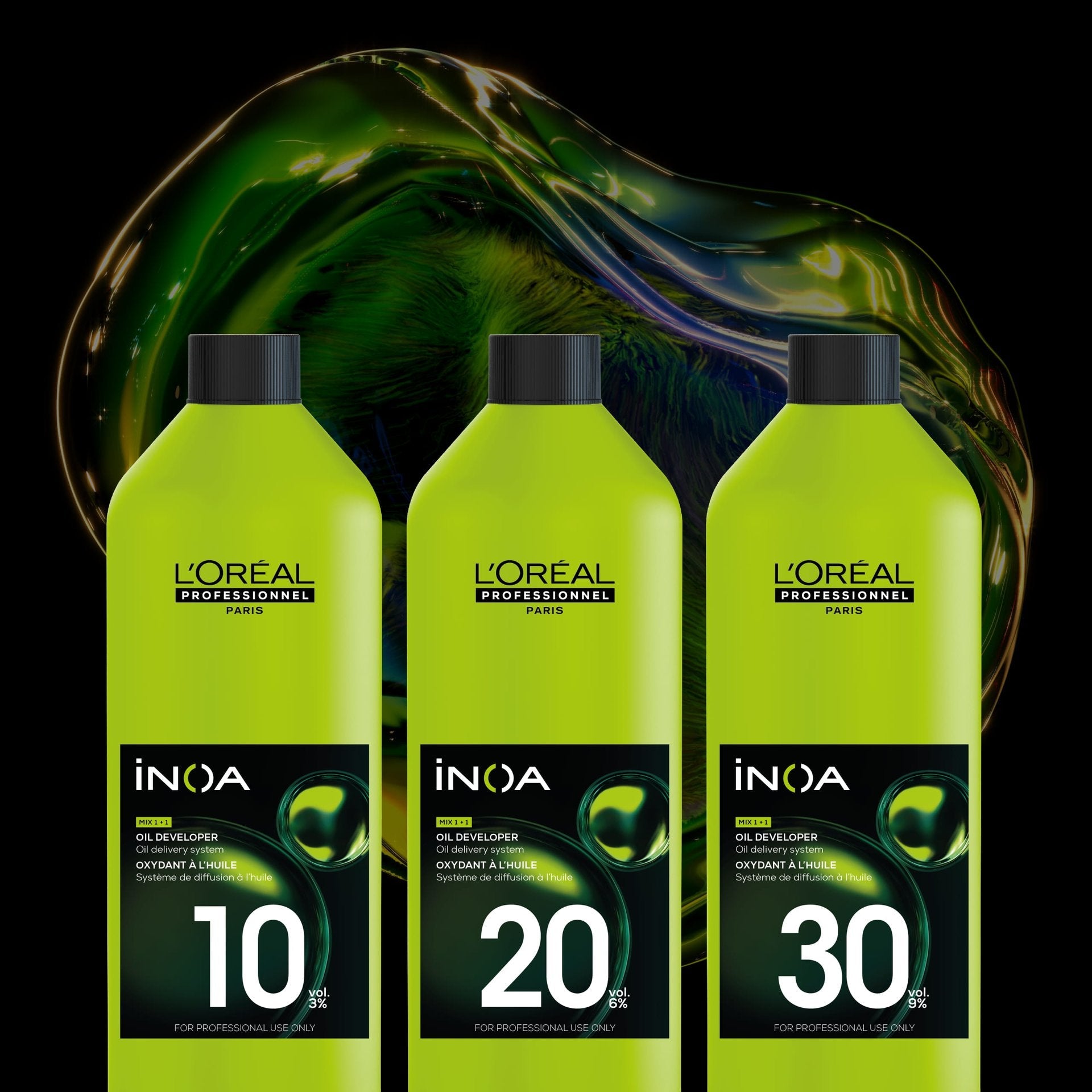 L'Oreal Professionnel Paris - iNOA Oxydant Riche 30 Vol 9% Developer, 1000ml