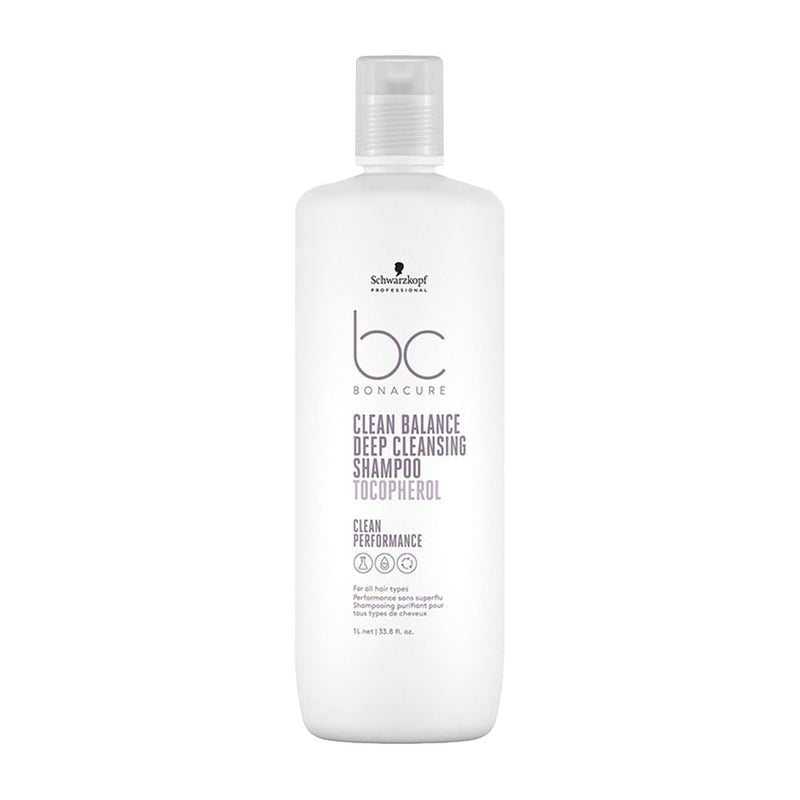 Schwarzkopf Professional Bonacure Clean Balance Deep Cleansing Shampoo With Tocopherol, 1000ml Buy at Indicrest