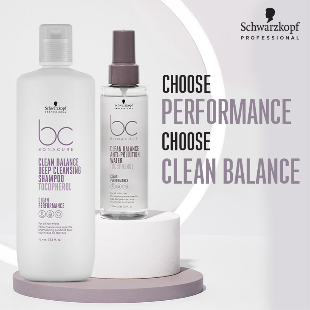 Schwarzkopf Professional Bonacure Clean Balance Deep Cleansing Shampoo With Tocopherol, 1000ml Buy at Indicrest Image 10