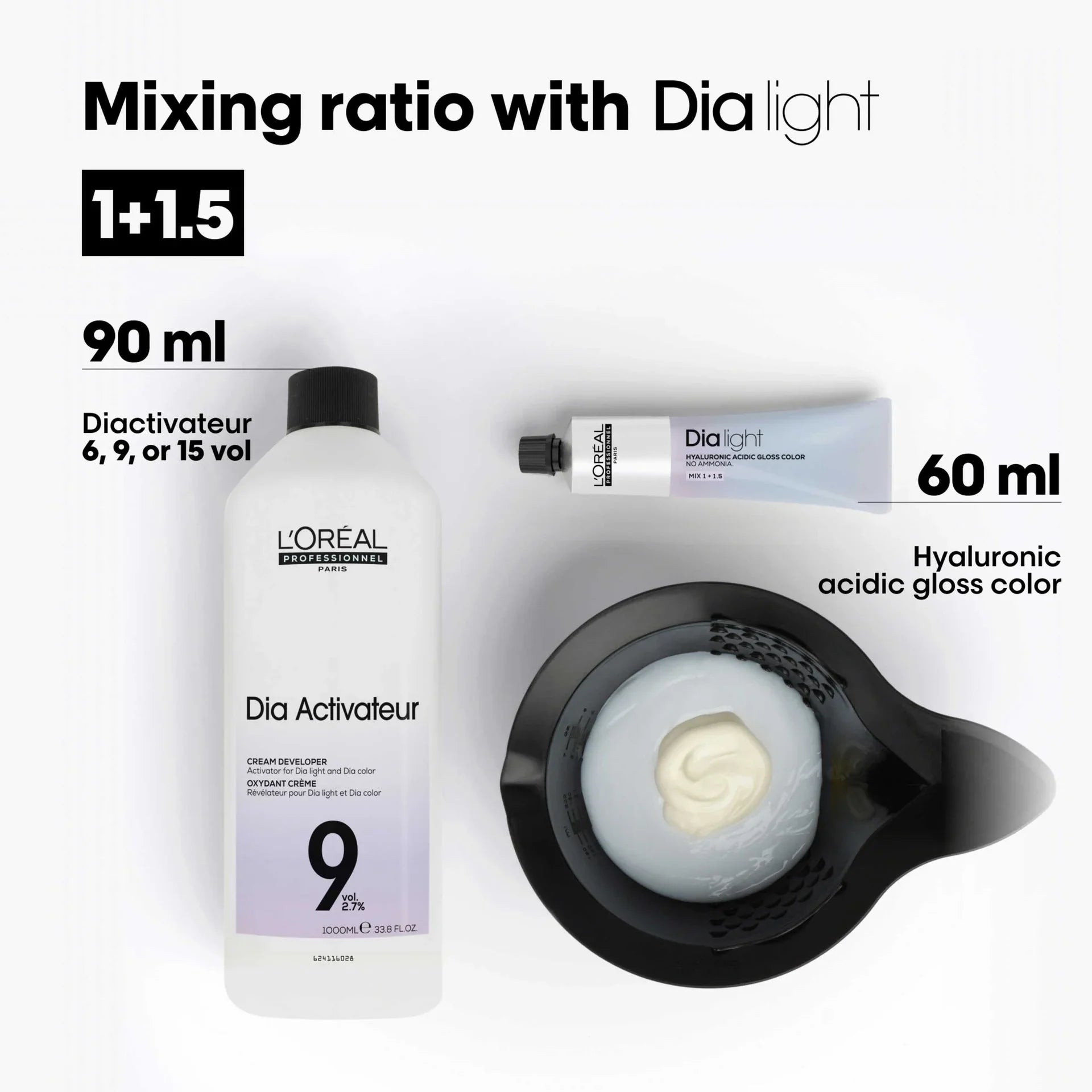 L'Oreal Professionnel Paris Dia Light 7.23 - Iridescent Gold Hair Color, 50ml Buy at Indicrest Image 11