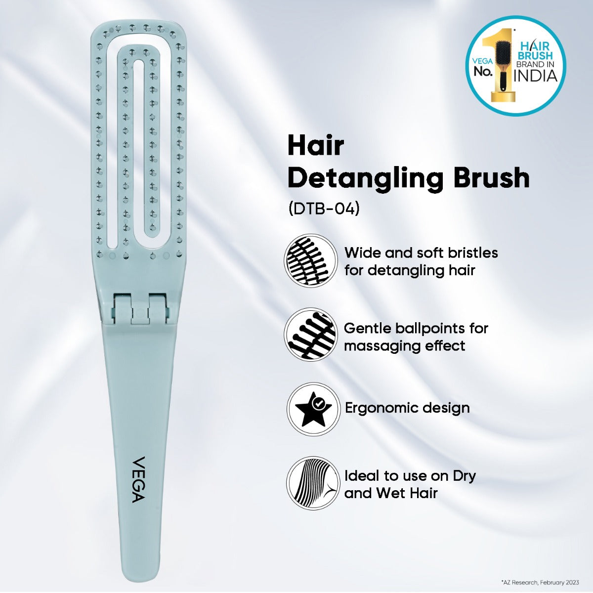 Vega Detangling Brush - DTB-04
