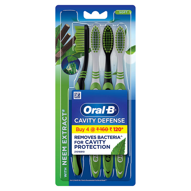 Oral-B 123 Toothbrush with Neem Extract - Soft Buy at Indicrest
