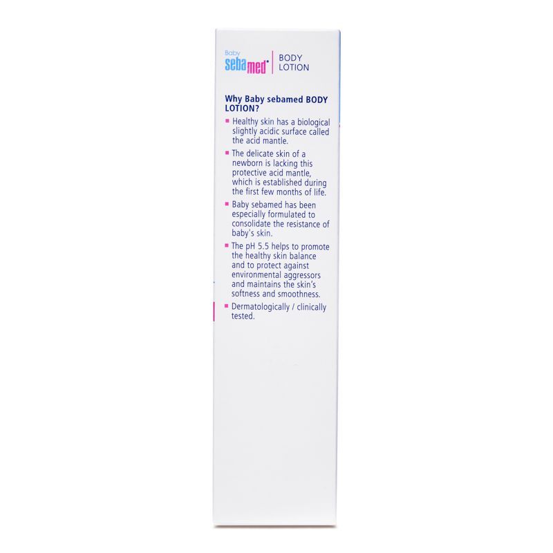 Sebamed Baby Body Lotion- PH 5.5- Camomile & Allantoin- Tested- Sensitive Skin, 100ml Buy at Indicrest Image 2