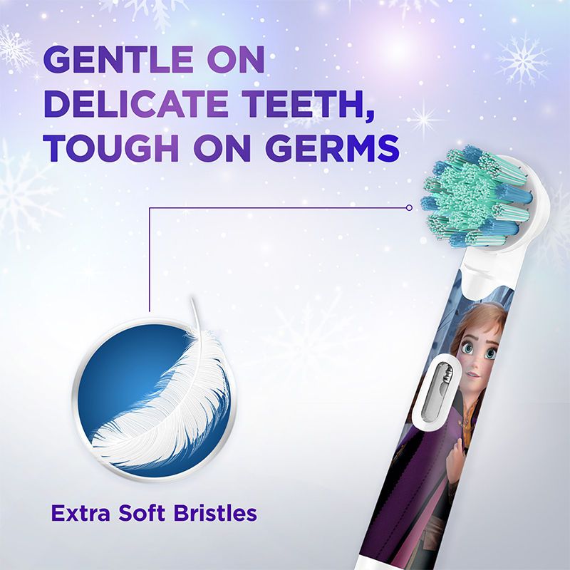 Oral-B Kids Electric Rechargeable Toothbrush Featuring Frozen Characters, 1 piece Buy at Indicrest Image 3