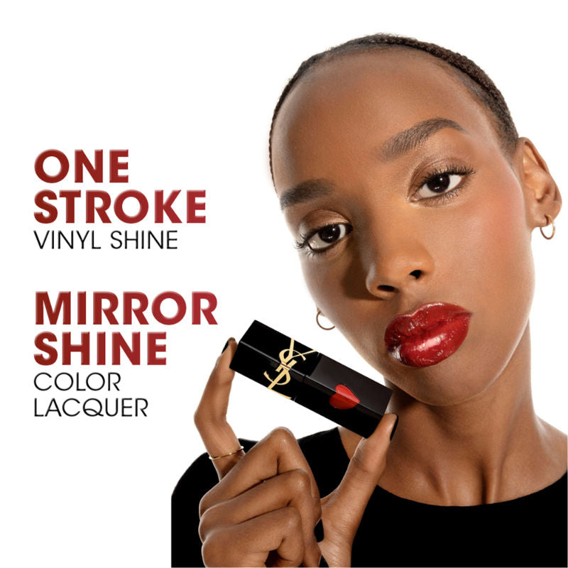 Yves Saint Laurent The Inks Vinyl Cream Rich Luxury Liquid Lipstick - 621 Red Adoration, 5.5ml