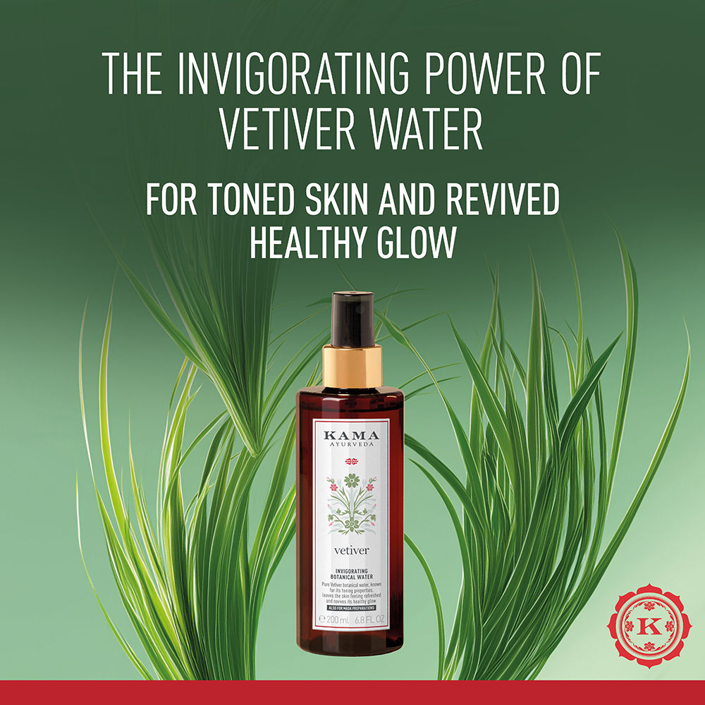 Kama Ayurveda Vetiver Invigorating Botanical Water, 200ml
