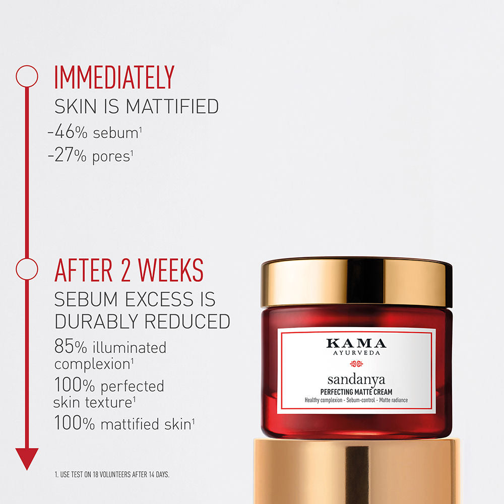 Kama Ayurveda Sandanya Perfecting Matte Cream, 30ml