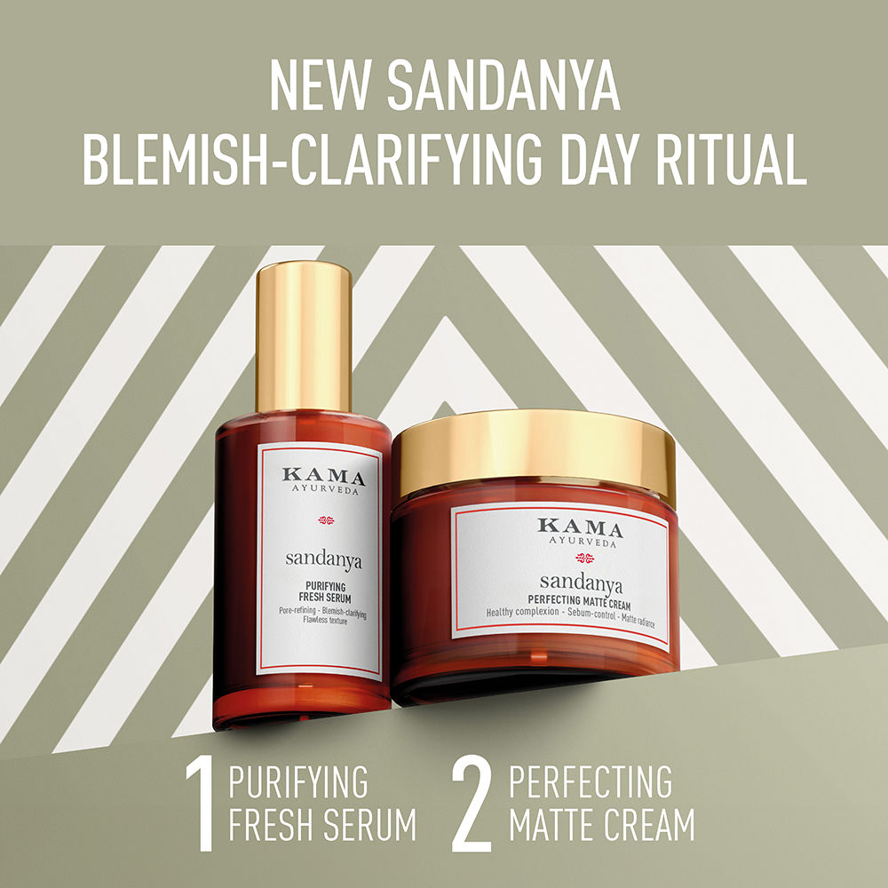 Kama Ayurveda Sandanya Perfecting Matte Cream, 30ml