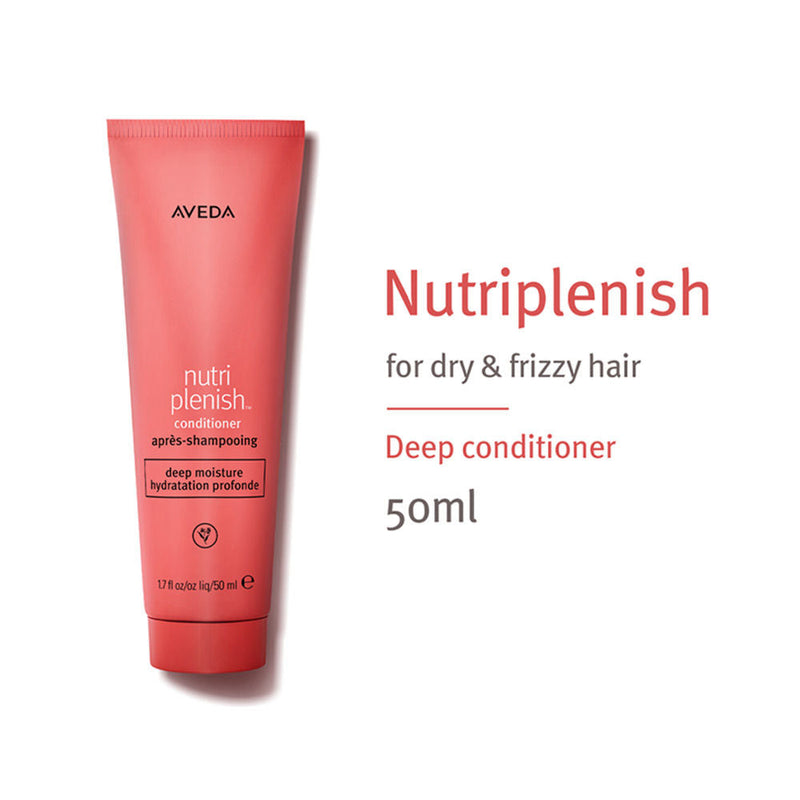 Aveda Nutriplenish Deep Hydration Conditioner for Dry & Frizzy Hair with Coconut Oil - Mini, 50ml, Buy from Indicrest