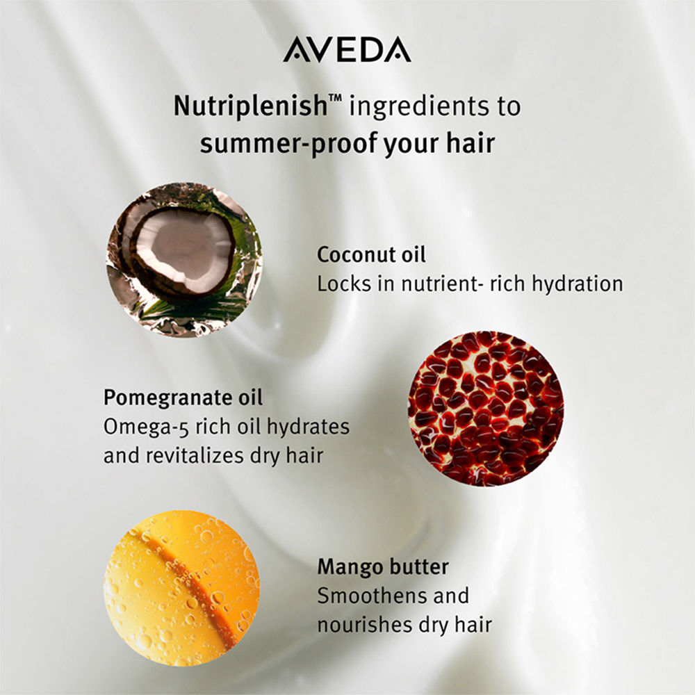 Aveda Nutriplenish Deep Hydration Conditioner for Dry & Frizzy Hair with Coconut Oil - Mini, 50ml