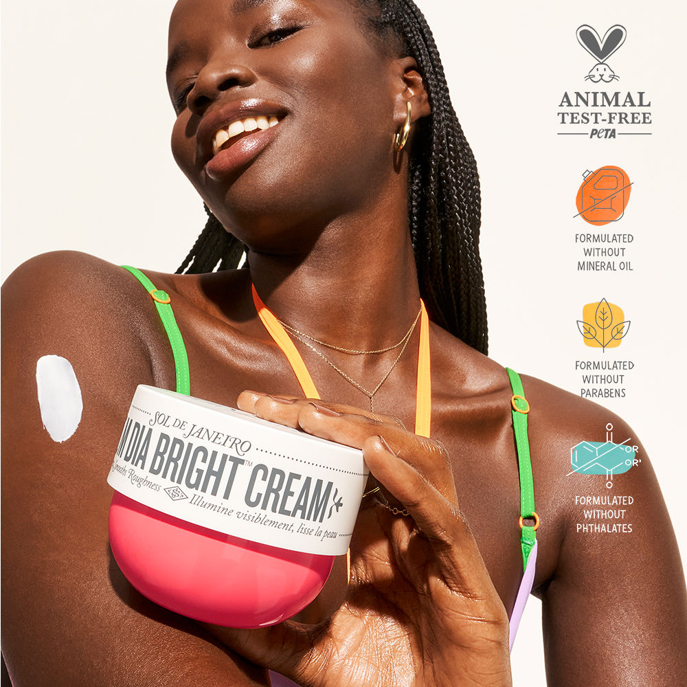 Sol de Janeiro Bom Dia Bright Visibly Brightening & Smoothing Body Cream with Vitamin C, 75ml