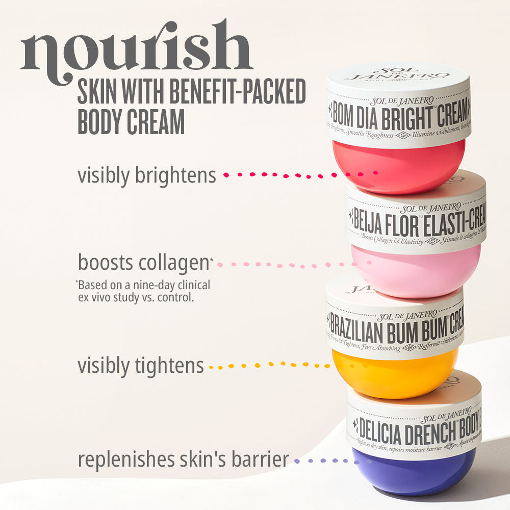 Sol de Janeiro Beija Flor Collagen-Boosting Elasti-Cream with Bio-Retinol & Squalane, 240ml