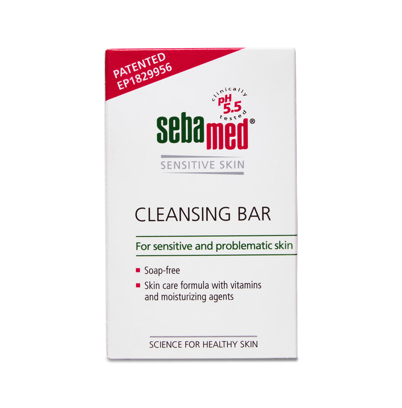 Sebamed Cleansing Bar, PH 5.5, Soap-Free,Normal-Oily Skin,With Vitamins & Moisturizing Agents, 100g Buy at Indicrest