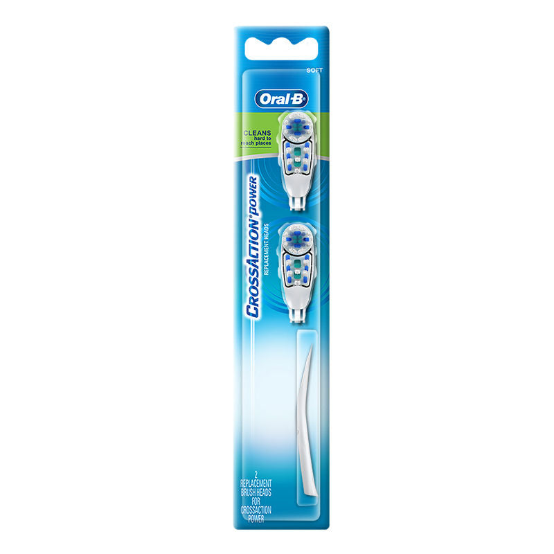 Oral B CrossAction Power Toothbrush Replacement Head - Soft, 2 pieces Buy at Indicrest Image 2