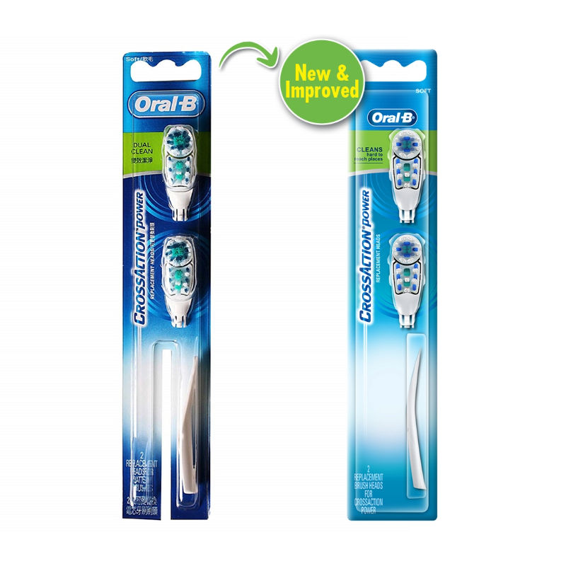 Oral B CrossAction Power Toothbrush Replacement Head - Soft, 2 pieces Buy at Indicrest Image 3