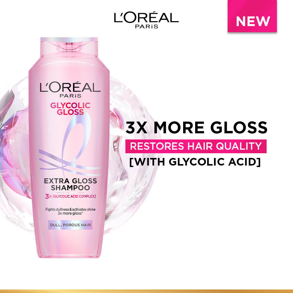 L'Oreal Paris Glycolic Gloss Shine Boosting Shampoo, 340ml Buy at Indicrest