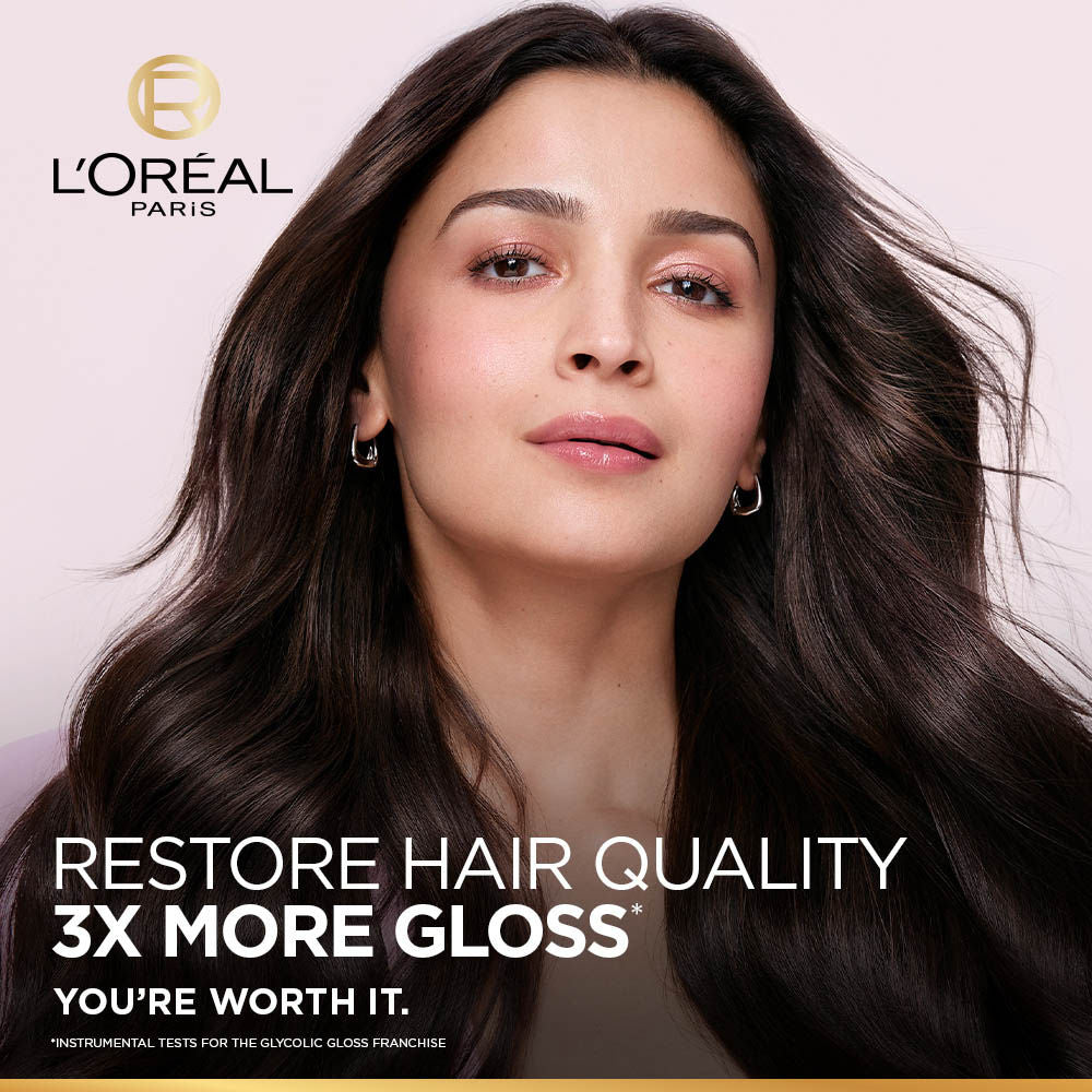 L'Oreal Paris Glycolic Gloss Shine Boosting Shampoo, 340ml Buy at Indicrest Image 2