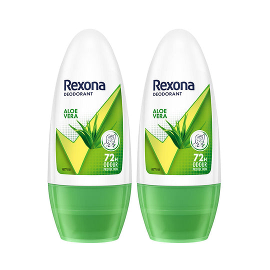 Rexona Aloe Vera Underarm Roll On (Pack of 2), 2 pieces Buy at Indicrest