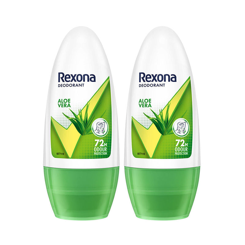 Rexona Aloe Vera Underarm Roll On (Pack of 2), 2 pieces Buy at Indicrest
