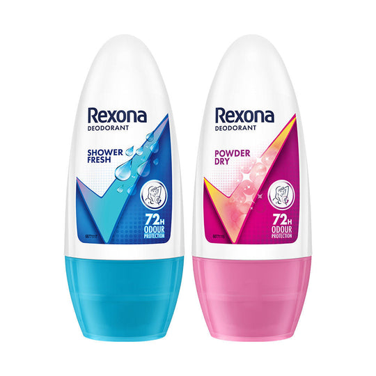 Rexona Shower Fresh & Powder Dry Underarm Roll On (Pack of 2), 2 pieces Buy at Indicrest