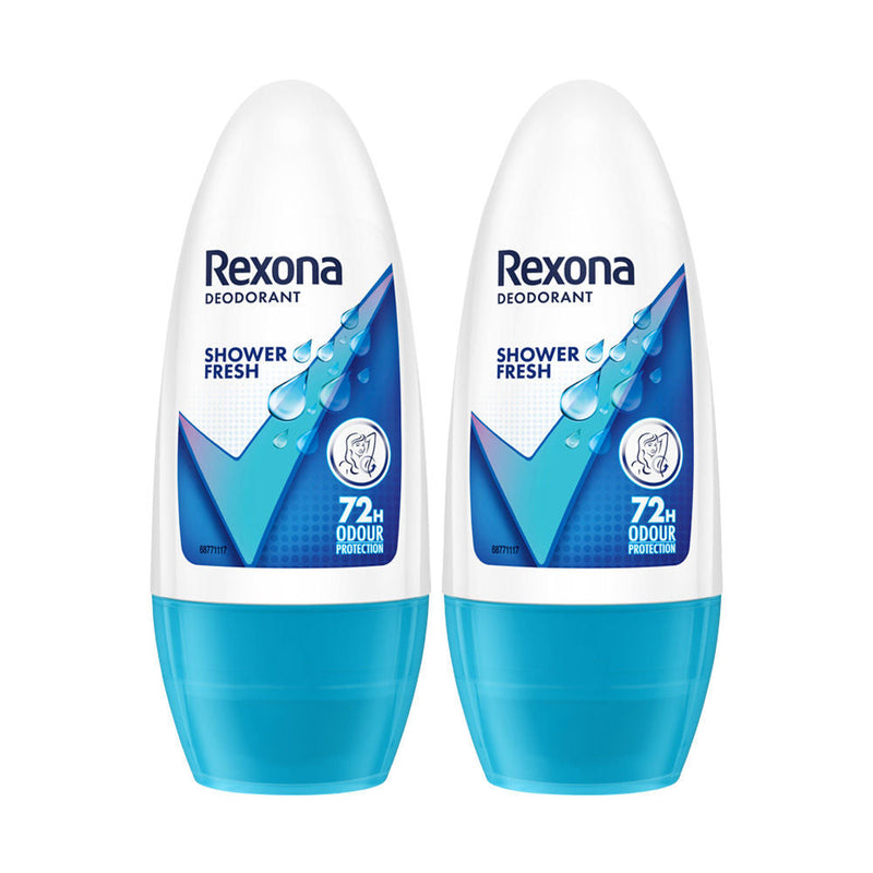Rexona Shower Fresh Underarm Roll On (Pack of 2), 2 pieces Buy at Indicrest
