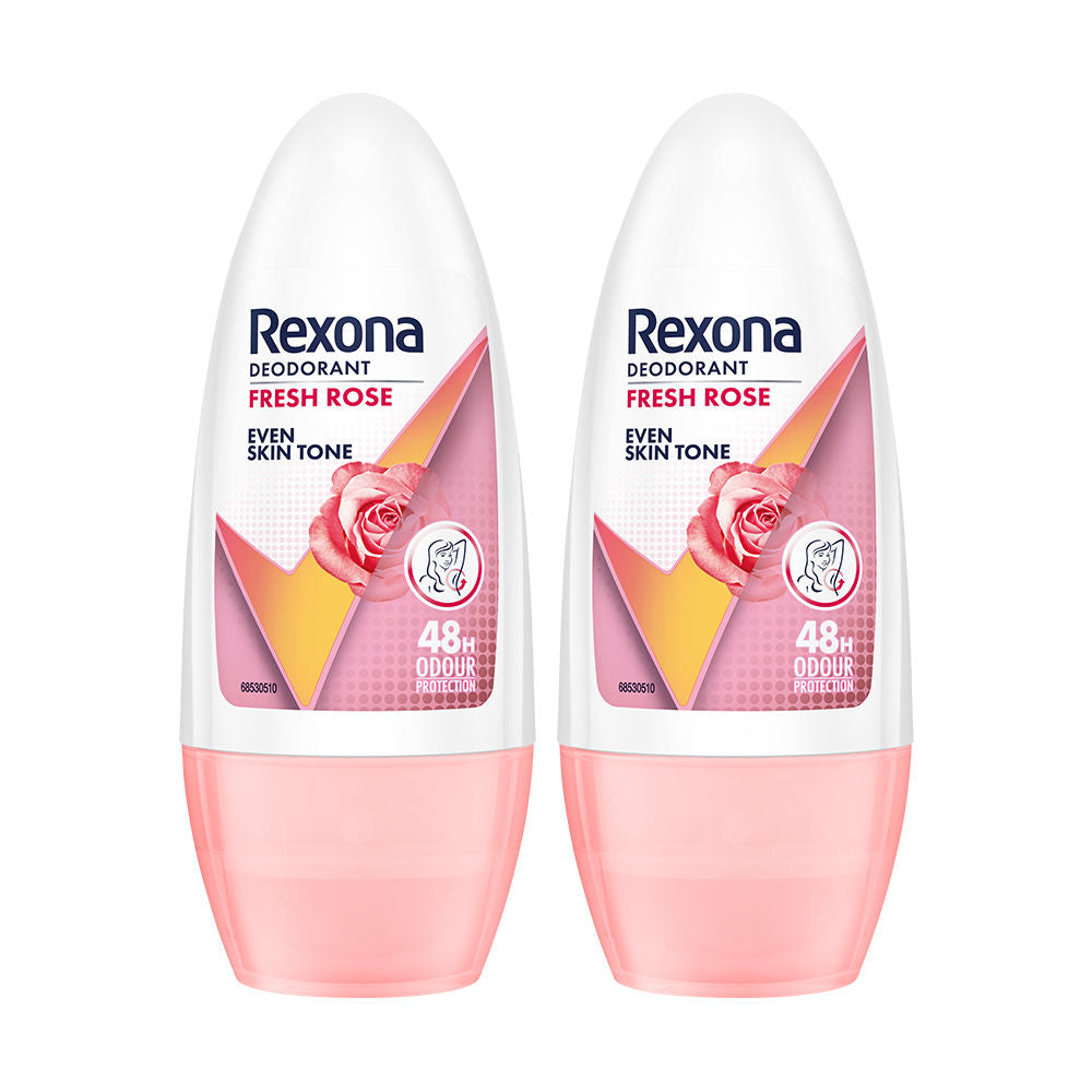 Rexona Fresh Rose Underarm Roll On (Pack of 2), 2 pieces Buy at Indicrest
