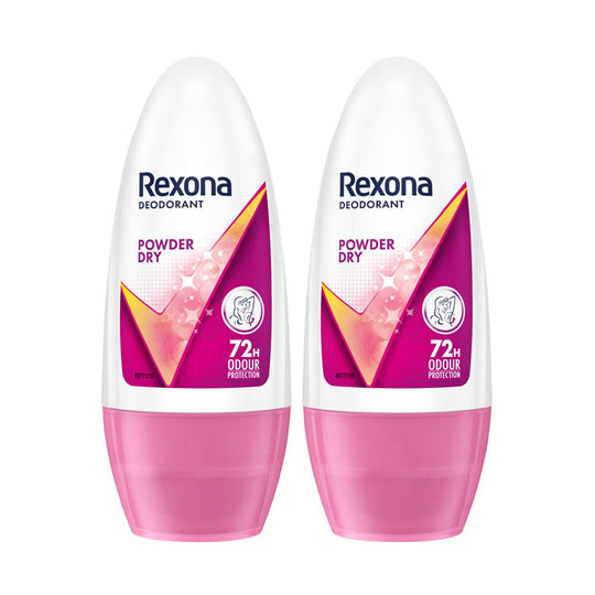 Rexona Powder Dry Deodorant Roll On (Pack of 2), 2 pieces Buy at Indicrest