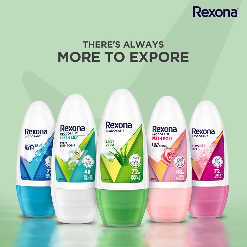 Rexona Aloe Vera Underarm Roll On (Pack Of 3), 3 pieces Buy at Indicrest Image 10