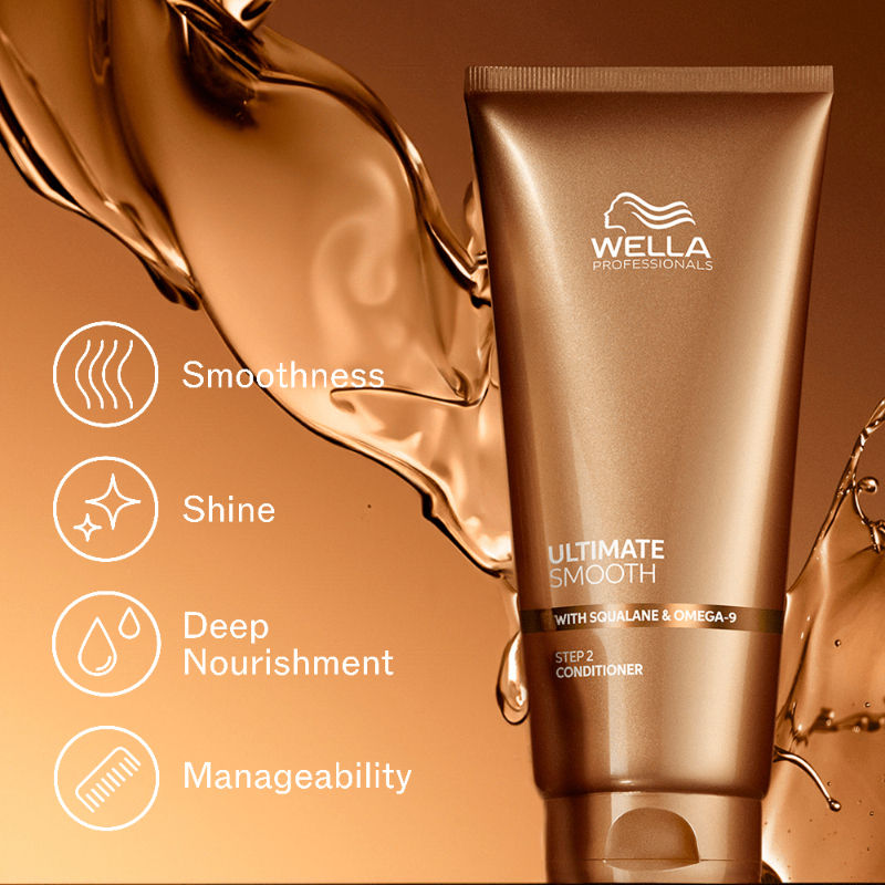 Wella Professionals Ultimate Smooth Hair Conditioner, 200ml Buy at Indicrest Image 2