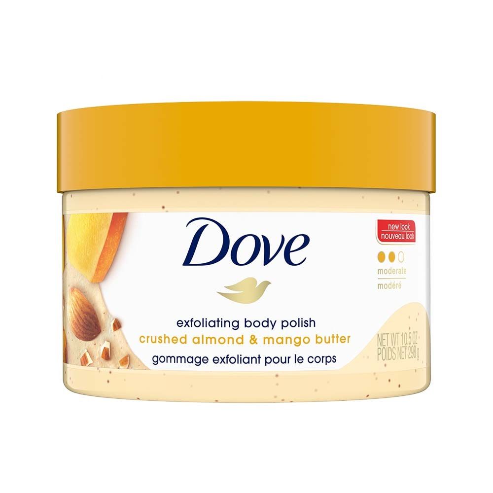 Dove Exfoliating Body Polish Scrub - Crushed Almond And Mango Butter, 298g Buy at Indicrest Image 2