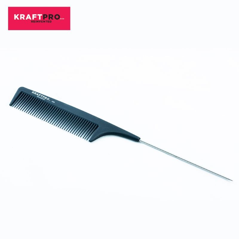 KRAFTPRO Pin Tail Hair Comb Heat Resistant Use With Hair Dryer Virtually Unbreakable Tool, 1 piece Buy at Indicrest