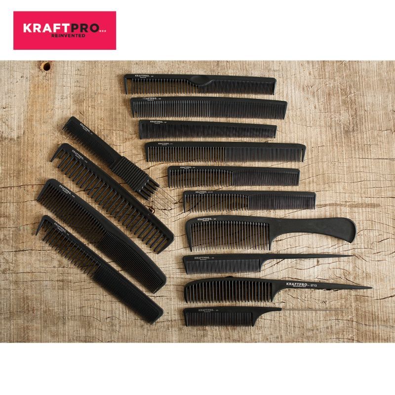 KRAFTPRO Pin Tail Hair Comb Heat Resistant Use With Hair Dryer Virtually Unbreakable Tool, 1 piece Buy at Indicrest Image 3