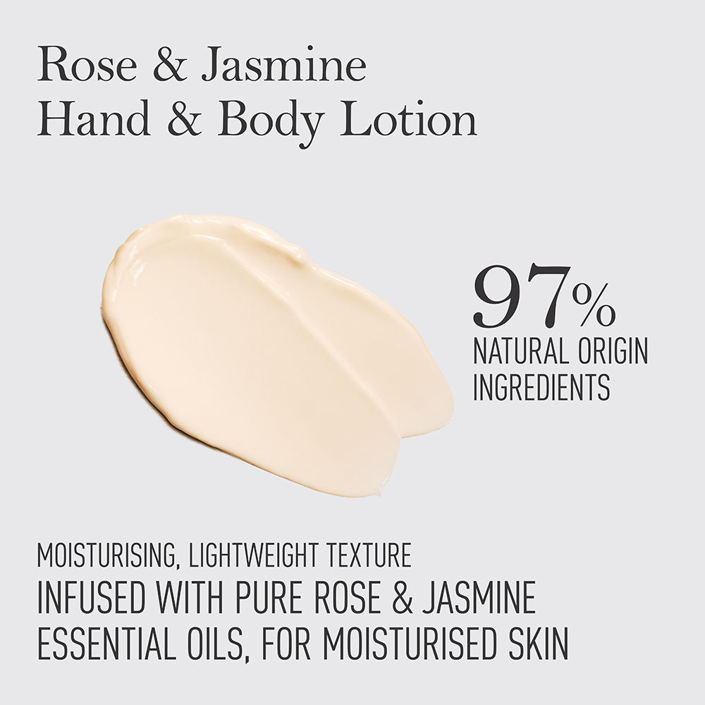 Kama Ayurveda Rose & Jasmine Lightweight & Hydrating with Paraben Free Hand And Body Lotion, 200ml