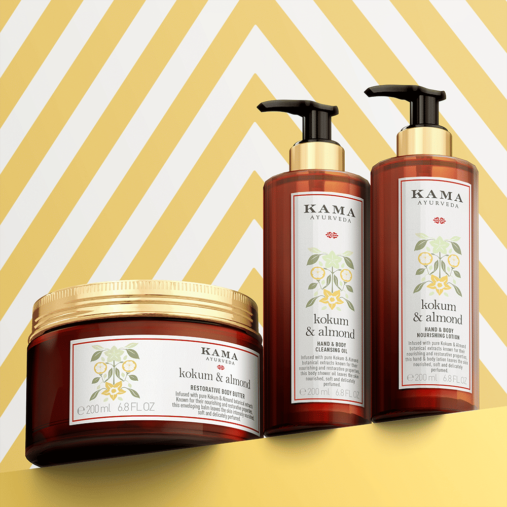 Kama Ayurveda Kokum Almond Restoring & Hydrating with Paraben Free Hand And Body Lotion, 200ml