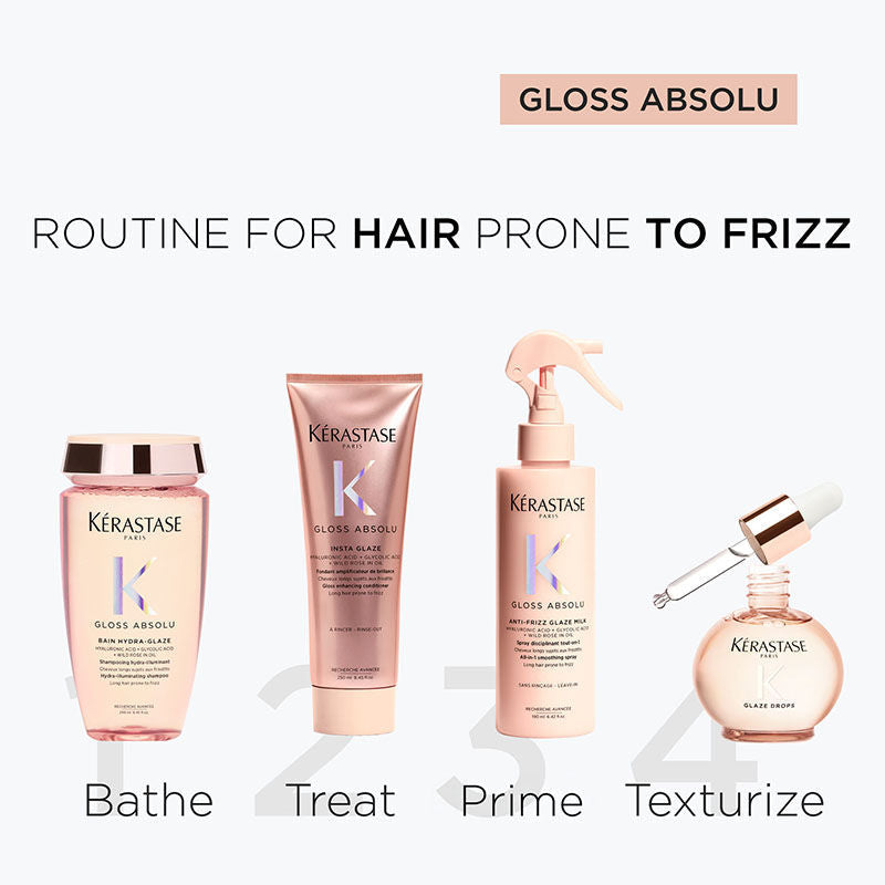 Kérastase Gloss Absolu Anti-Frizz Shampoo, Fine-Medium Hair, 4-Days Anti-Frizz, 250ml