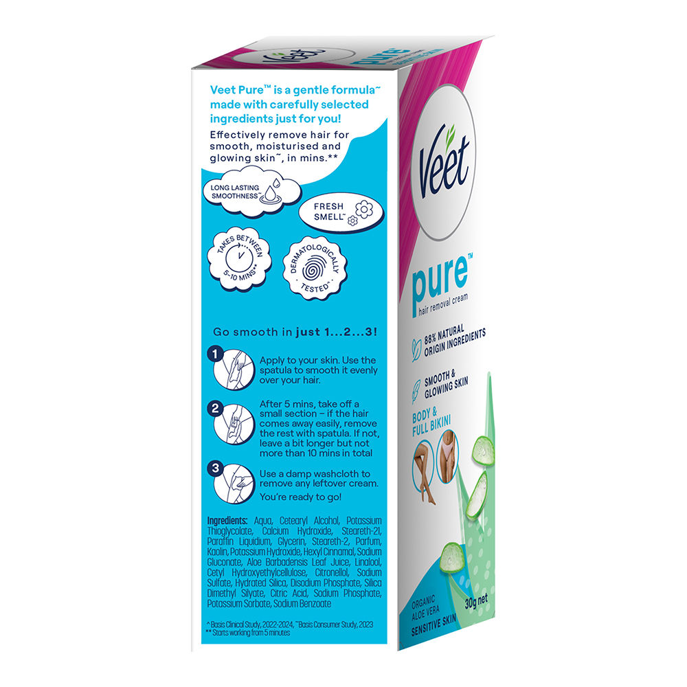 Veet Hair Removal Cream For Sensitive Skin, 30g Buy at Indicrest Image 11