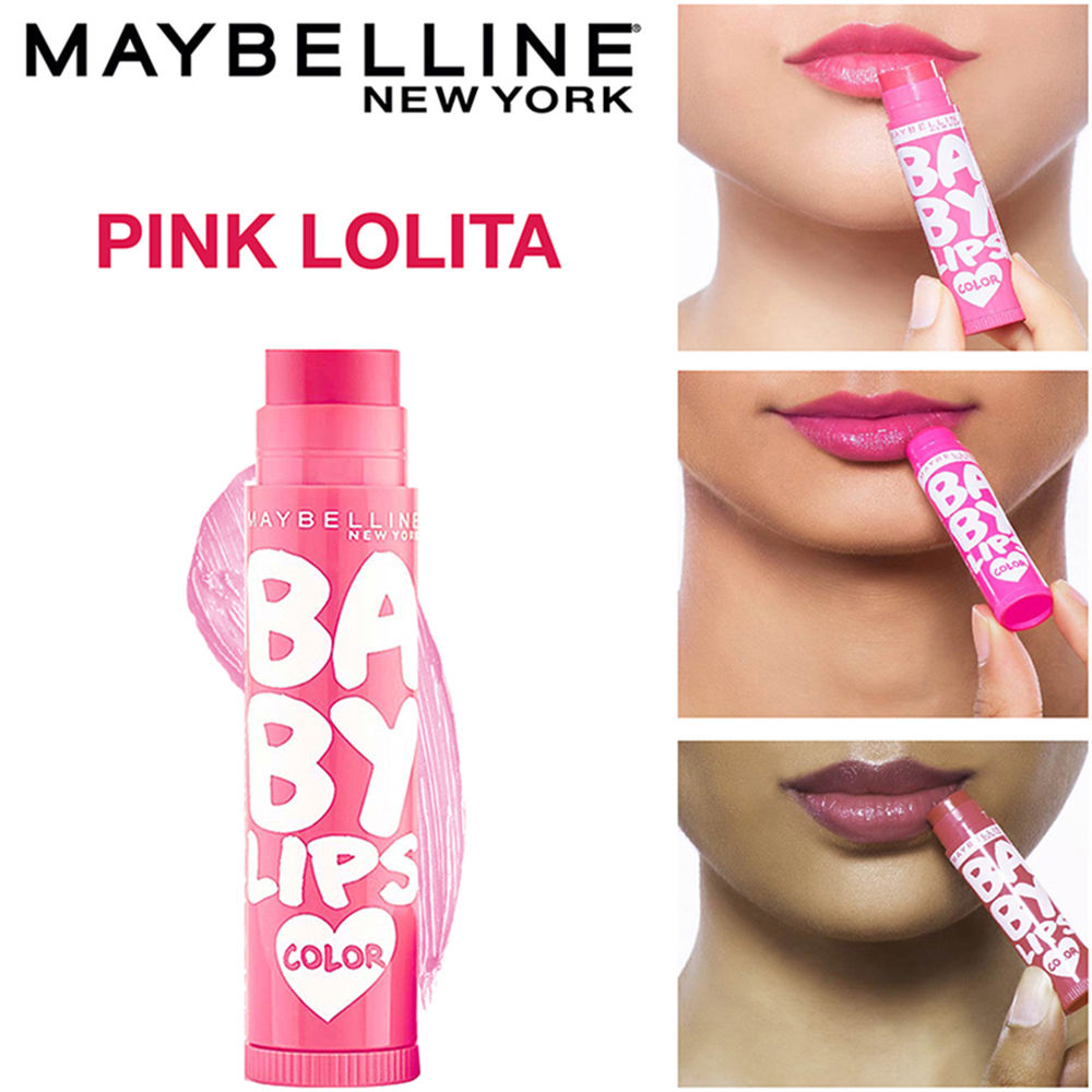 Maybelline New York Baby Lips Color Lip Balm with SPF 11 Up To 24H Moisture - Pink Lolita, 4g Buy at Indicrest Image 3